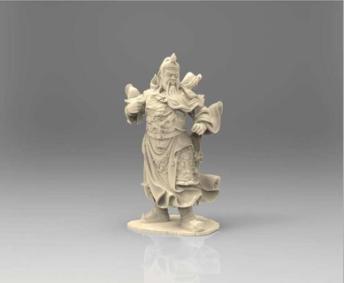 Chine guerrier chinois guerre fictif personnages 3d print model - Mito3D