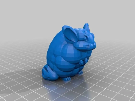 chinchilla 3d modèles télécharger créalité nuage 3d print model - Mito3D