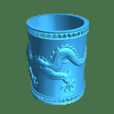 chino dargon 3d modelos descargar crealidad nube 3d print model - Mito3D