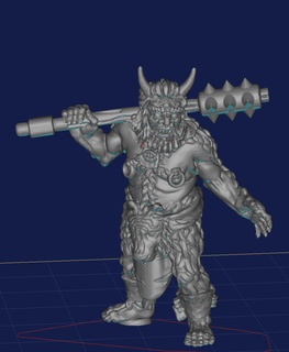 chinese ogre Characters 3d print model - Mito3D
