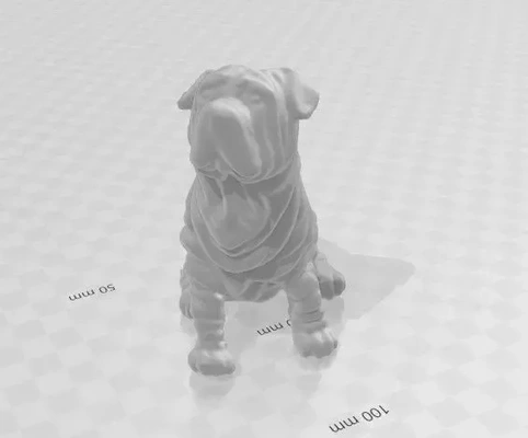 cinese shar pei antico 3d scansione modelli scarica creality nube 3d print model - Mito3D