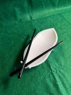 baguette titulaire soutien soja bateau nourriture 3d print model - Mito3D