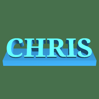 chris 3d print model - Mito3D