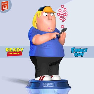 chris griffin - family guy fanart Fictional Characters 3d print model - Mito3D