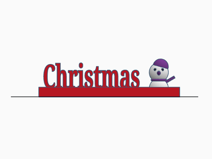 christmas+snowman 3d models download creality cloud Others  3d print model - Mito3D