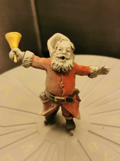 natale decorazione pattinando santa 3d modelli scarica creality nube 3d print model - Mito3D