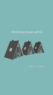 christmas house led 13 Home Decor 3d print model - Mito3D