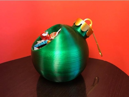 Natale ornamento caramella piatto casa arredamento 3d print model - Mito3D