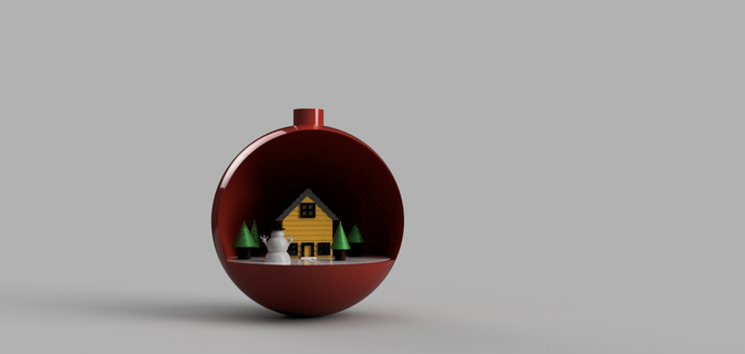 christmas ornaments Home Decor 3d print model - Mito3D