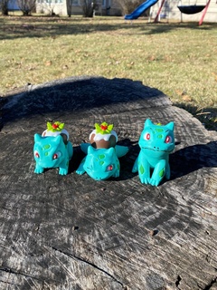 christmas pudding bulbasaur Others 3d print model - Mito3D