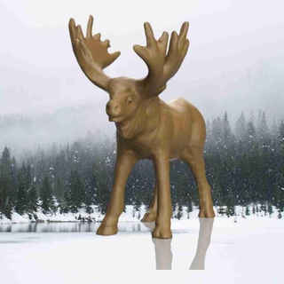 Navidad reno alce mamífero 3d print model - Mito3D