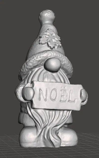christmas santa gnome noel 3d models download creality cloud home decor 3d print model - Mito3D