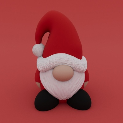 christmas special - gnome 01 3d models download creality cloud fictional characters 3d print model - Mito3D