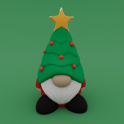 christmas special - gnome 02 3d models download creality cloud fictional characters 3d print model - Mito3D
