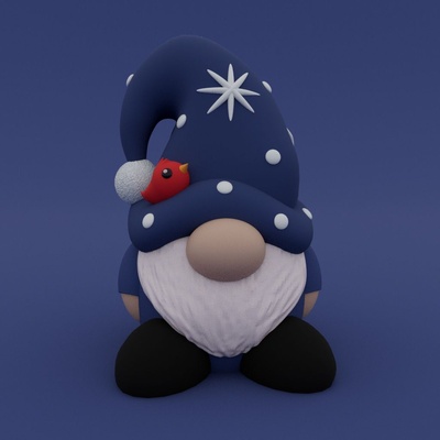 christmas special - gnome 03 3d models download creality cloud fictional characters 3d print model - Mito3D