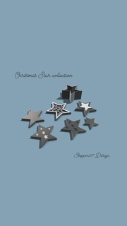 christmas star collection Home Decor 3d print model - Mito3D