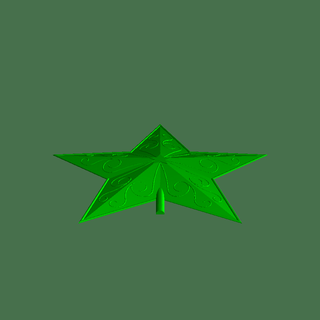 christmas star Others 3d print model - Mito3D