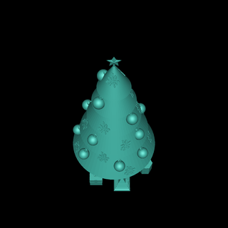 Noël arbre Accueil maison décor 3d print model - Mito3D