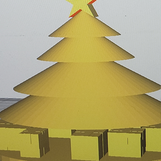 Natal árvore 3d print model - Mito3D