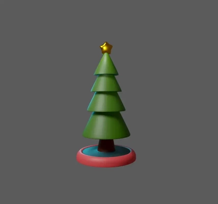 navidad árbol 3d modelos descargar crealidad nube 3d print model - Mito3D