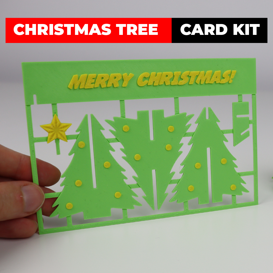 Natale albero carta kit casa arredamento 3D print model - Mito3D