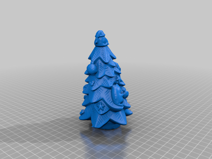 christmas tree generated revopoint pop 2 Home Decor 3d print model - Mito3D