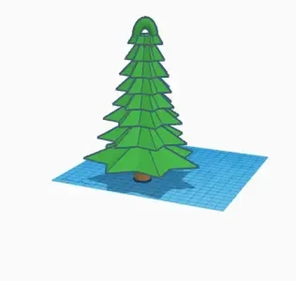 christmas tree ornament 3d models download creality cloud 3d print model - Mito3D