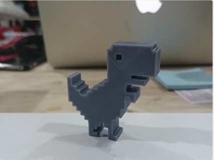 chrome dinosaure chose contraire animaux 3d print model - Mito3D