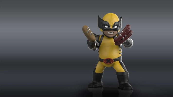 chubby wolverine 3d models download creality cloud 3d print model - Mito3D