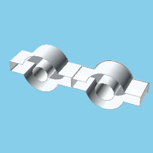 círculo Barra nestable caixa v1 3d print model - Mito3D