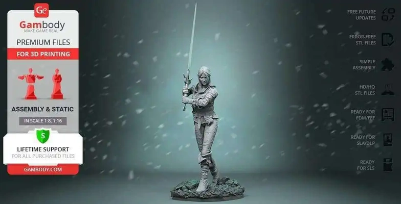 ciri 3d modelos descargar crealidad nube caracteres 3d print model - Mito3D