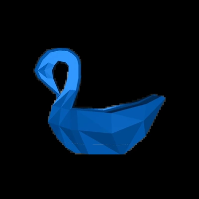 cisne 3d modelos descargar crealidad nube 3d print model - Mito3D