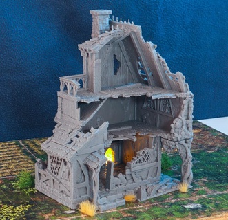 city tarok - ruined healer's house rpg terrain Others 3d print model - Mito3D