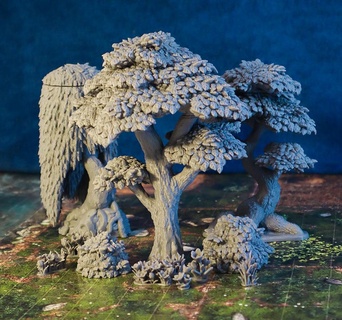 Kent Tarok ağaçlar çalılar Çiçekler diğerleri 3d print model - Mito3D