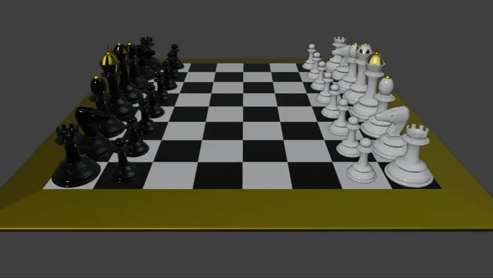 klassisch schach stück einstellen 3d modelle download realität wolke 3d print model - Mito3D