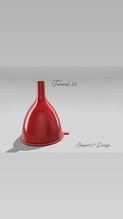 classic funnel 10 Household 3d print model - Mito3D
