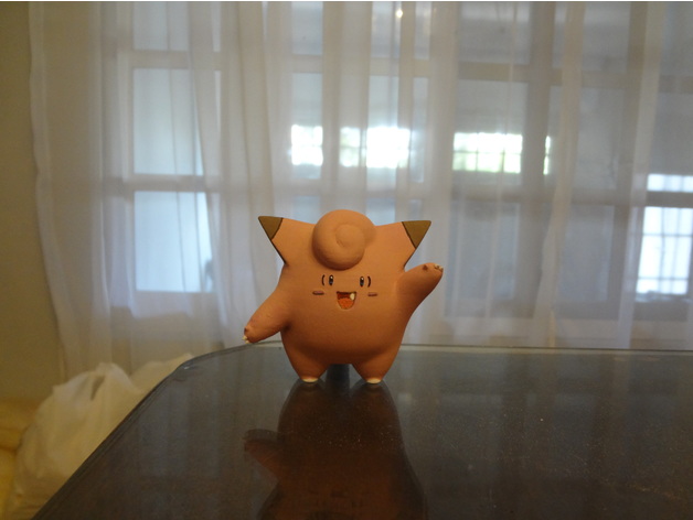 clefairy Pokemon personaggi 3D print model - Mito3D