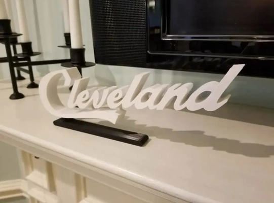 cleveland placa 3d modelos baixar crialidade nuvem 3d print model - Mito3D