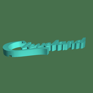 Cleveland Stand 3d print model - Mito3D