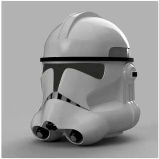 clone soldados 2 máscaras capacetes 3d print model - Mito3D
