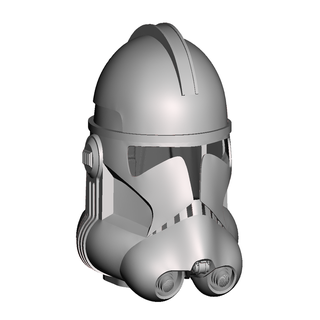 soldado clon casco fase 2 estrella guerras 3d print model - Mito3D