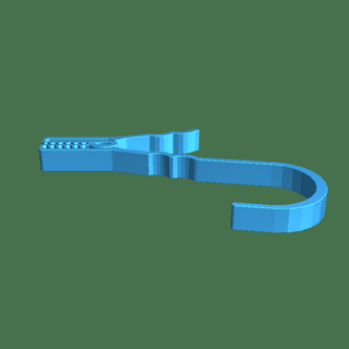 clothespin hook - springless version 3d models download creality cloud Household 3d print model - Mito3D