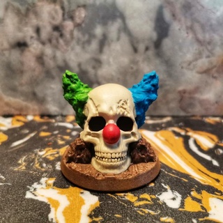 clown cranio base 40mm giocattoli Giochi 3d print model - Mito3D