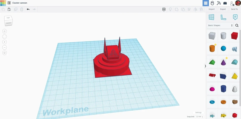 canhão 3d modelos baixar crialidade nuvem 3d print model - Mito3D