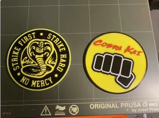 cobra kai verre 3d modèles télécharger créalité nuage 3d print model - Mito3D