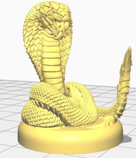 cobra animaux 3d print model - Mito3D