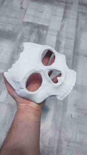 bacalao moderno guerra fantasma operador Mazo máscara rediseñado 3d print model - Mito3D