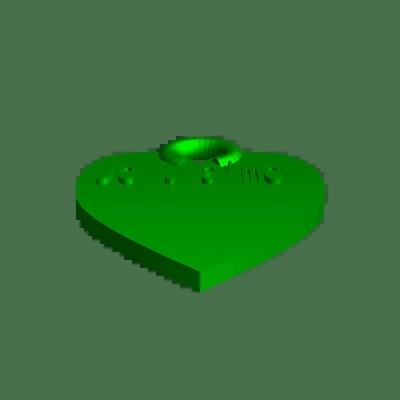 coeur je t'aime 3d modelos descargar crealidad nube 3d print model - Mito3D