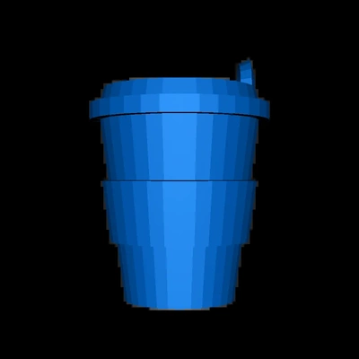 kaffee tasse ohrringe 3d modelle download realität wolke 3d print model - Mito3D