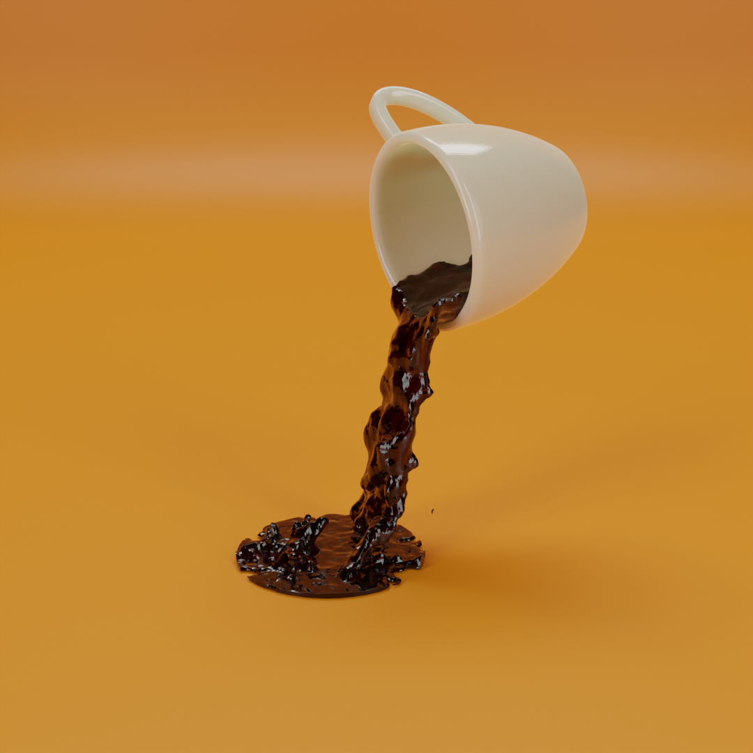 coffee spill Others 3D print model - Mito3D